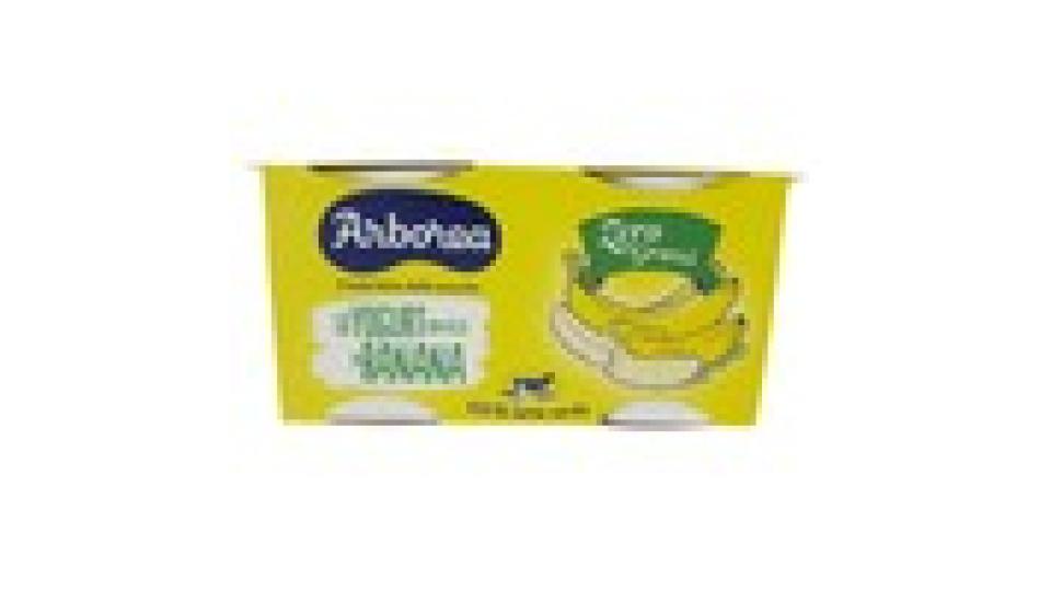 Arborea lo Yogurt con Pezzi di Banana Zero Grassi