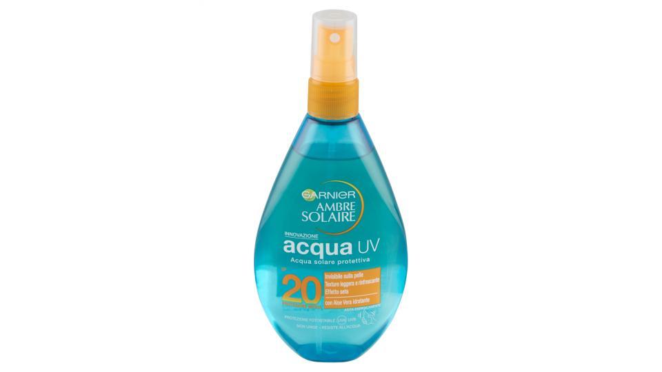 Garnier Ambre Solaire Spray protezione solare Acqua UV arricchita con Aloe Vera IP 20