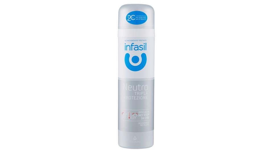 infasil Neutro Tripla Protezione Deodorante Spray