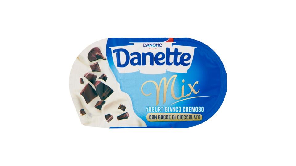 Danette Mix Yogurt Bianco Cremoso con Gocce di Cioccolato