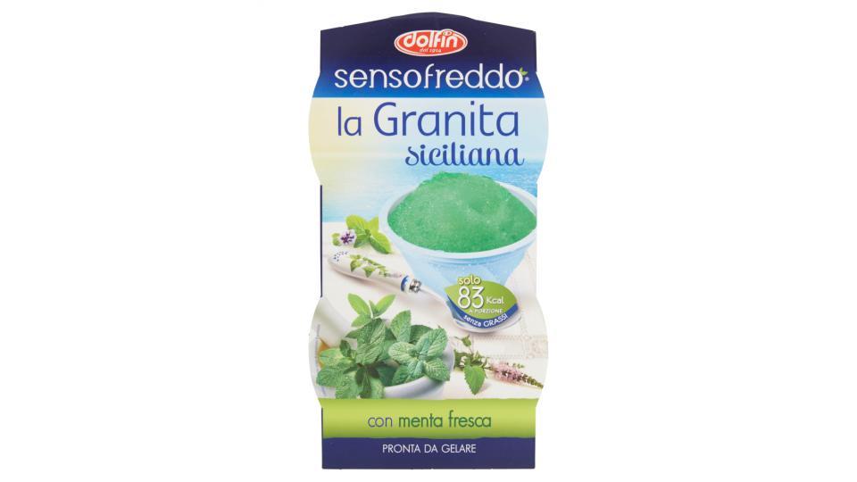 dolfin sensofreddo la Granita siciliana con menta fresca