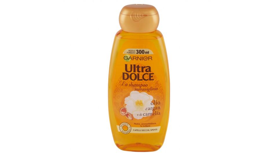 Garnier Ultra Dolce Shampoo Meraviglioso all'olio d'argan e di camelia per capelli secchi