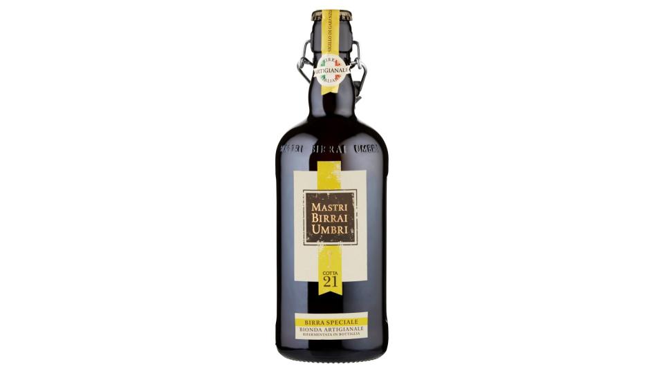 Mastri Birrai Umbri Cotta 21 Birra Speciale Bionda Artigianale Rifermentata in Bottiglia