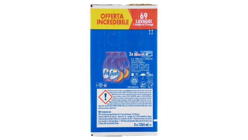 Dash Detersivo Liquido Lavatrice Salva Colore, Offerta Incredibile 69 Lavaggi