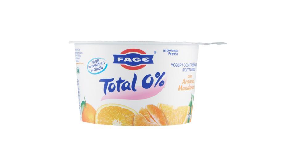 Fage Total 0% con Arancia Mandarino
