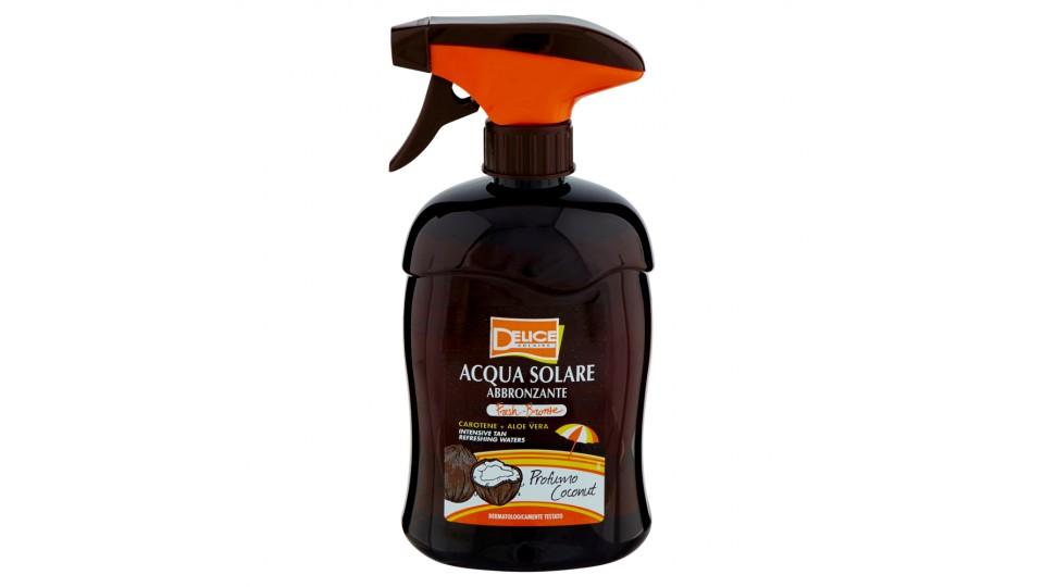 Delice Solaire Acqua Solare Abbronzante Carotene + Aloe Vera Profumo Coconut