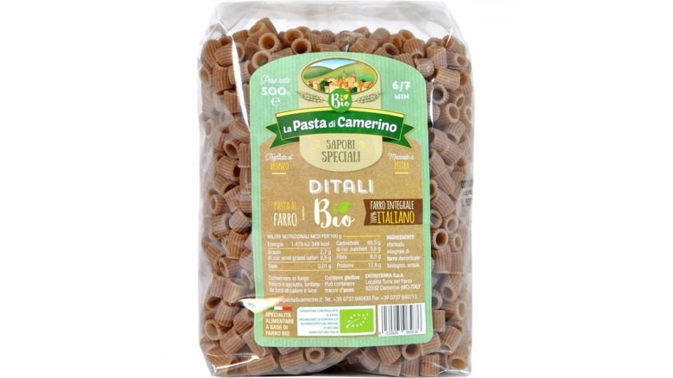 Camerino ditali rigati al farro bio