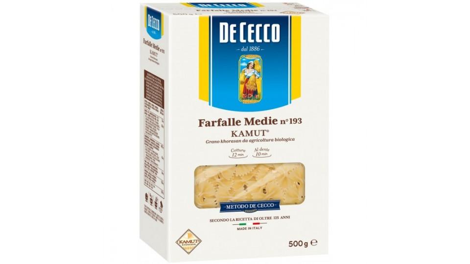 De cecco kamut farfalle medie n193 gr500
