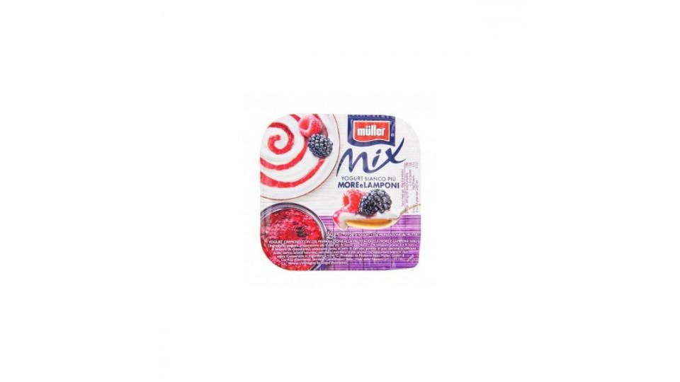 Mullermix yogurt con more e lamponi gr150