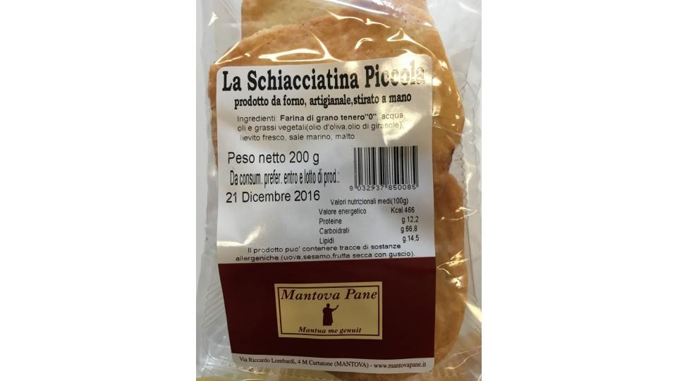 Mantova pane schiacciatine piccola