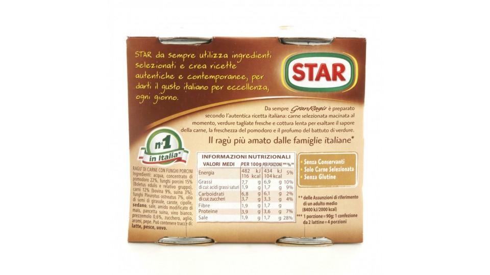 Star gran ragu star con funghi porcini 2pezzi