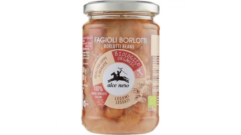 Alce nero Legumi Lessati Fagioli Borlotti Bio