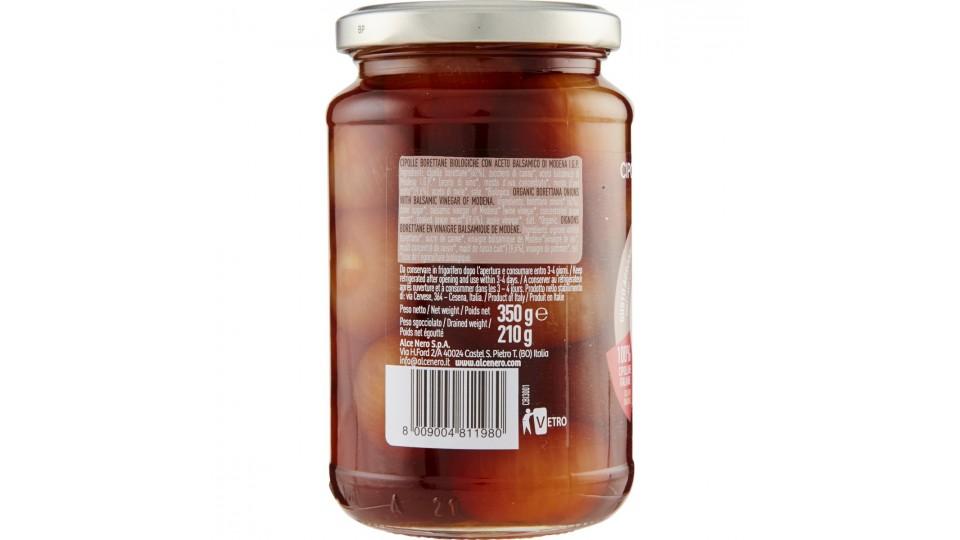 Alce nero Cipolle Borettane bio in aceto balsamico