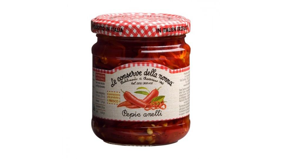 Le conserve della Nonna anelli di peperoncino piccante