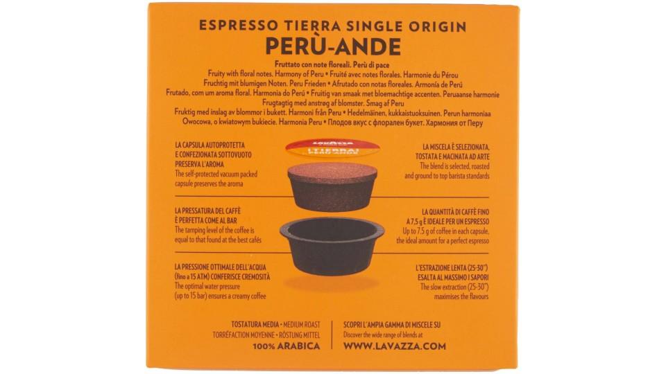Lavazza Tierra Single Origin Perù - Ande 12 Capsule Salva Aroma