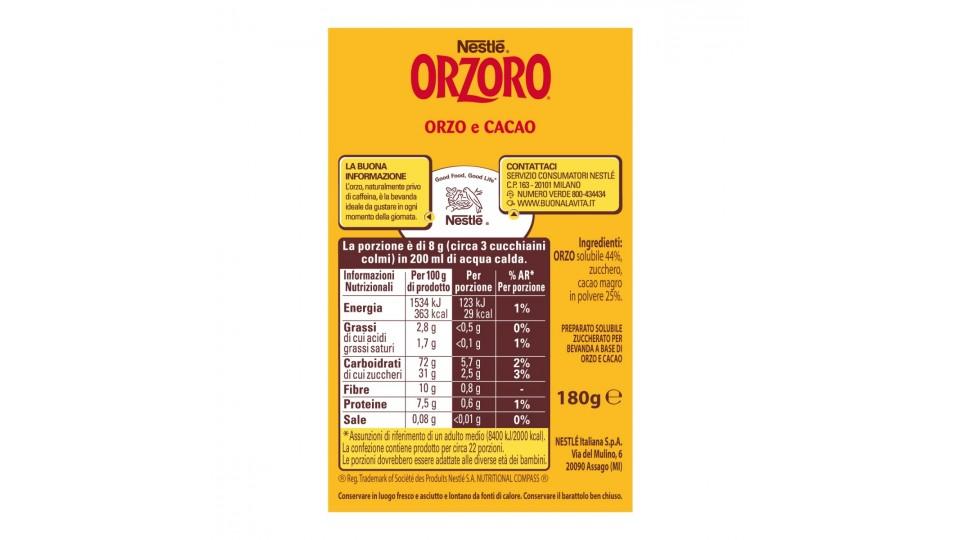 Orzoro Nestlè orzo e cacao nestle