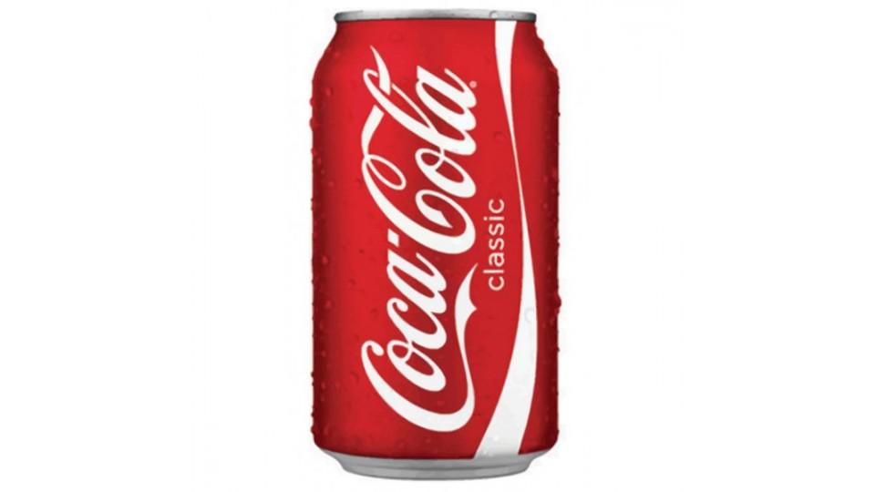 Cocacola lattina bassa estera
