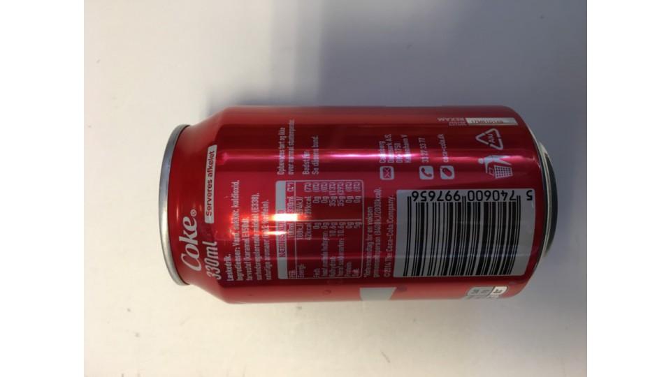 Cocacola lattina bassa estera