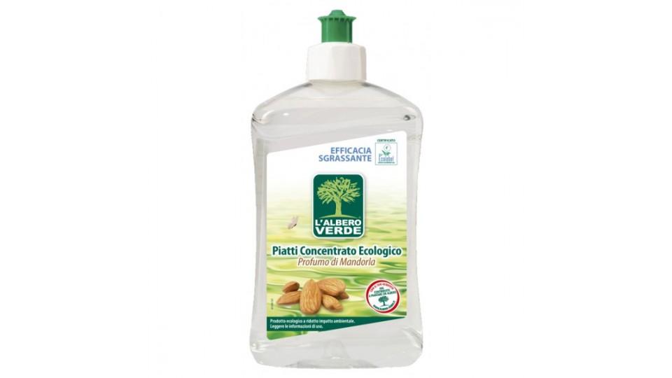 L'albero verde piatti concentrato mandorla