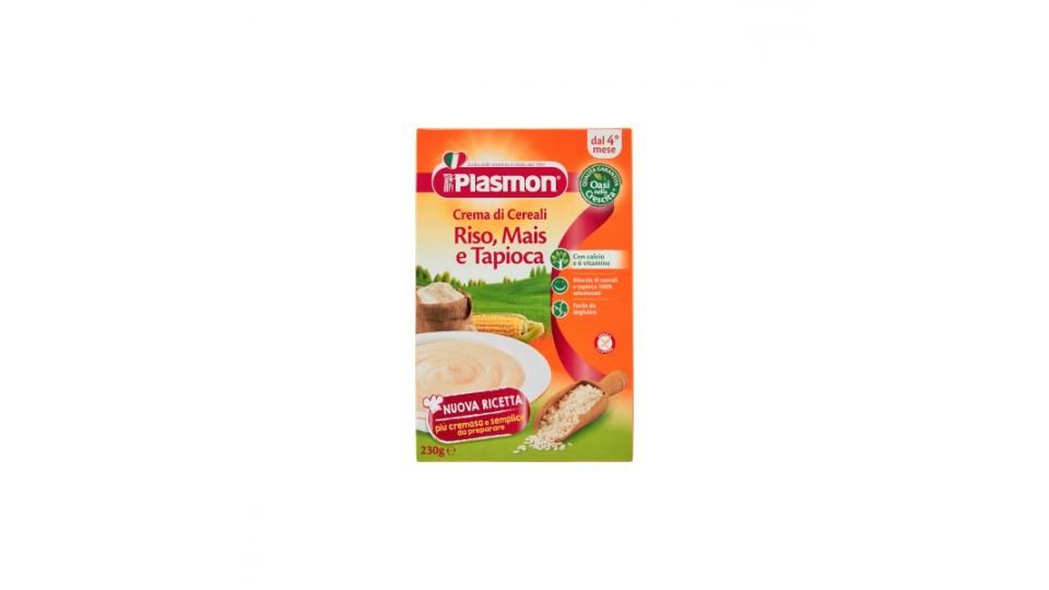 Plasmon crema mais e tapioca