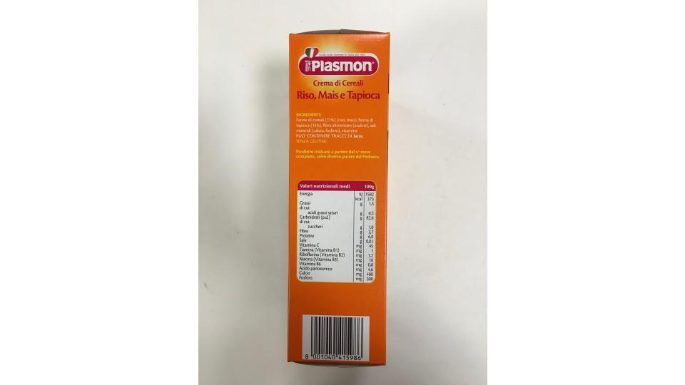 Plasmon crema mais e tapioca