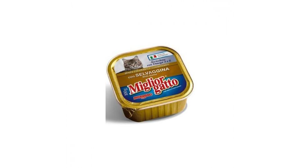 Migliorgatto patè con selvaggina in vaschetta
