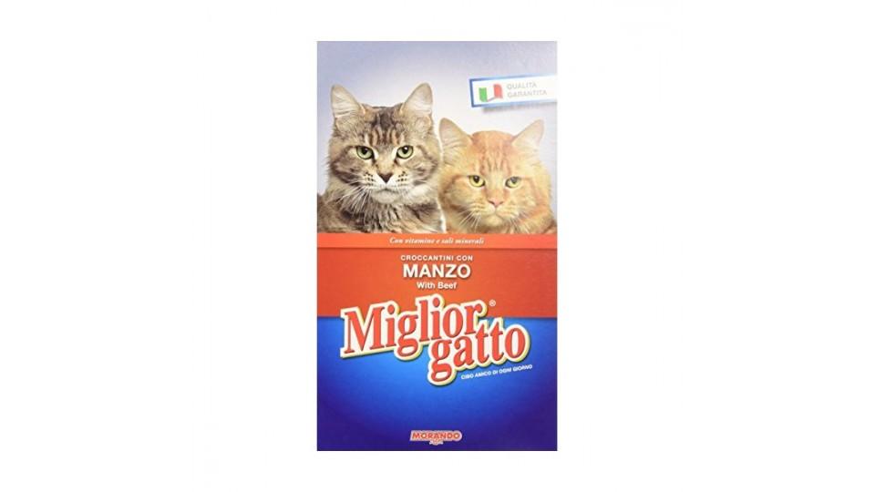 Migliorgatto croccantini al gusto di manzo