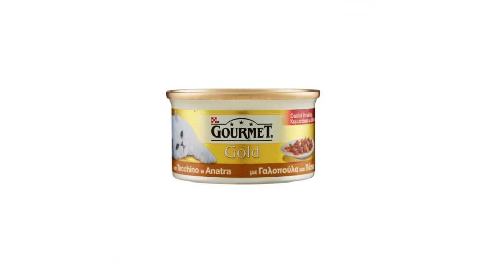 Gourmet gold con tacchino e anatra a dadini