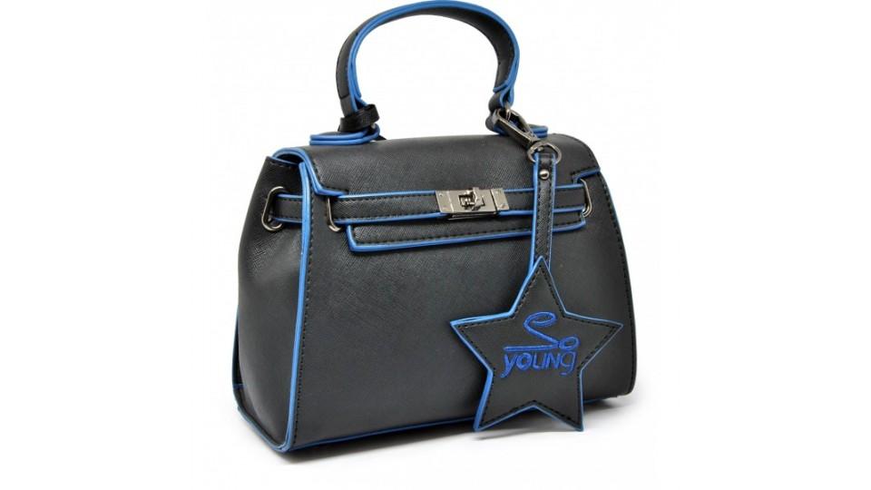 Sodini borsetta con tracolla young bordo blue