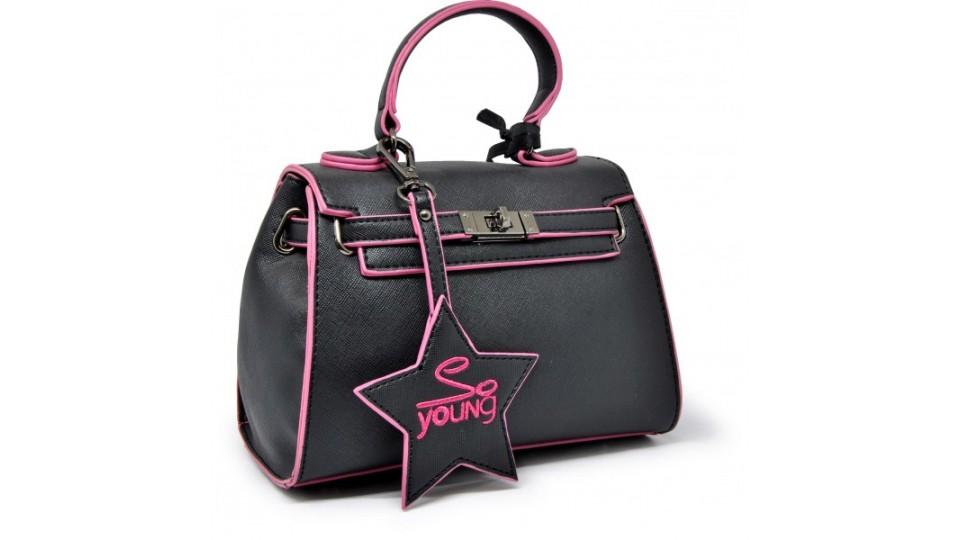 Sodini borsetta con tracolla young bordo fucsia