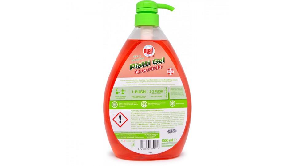 Dual power piatti gel aloe e melograno