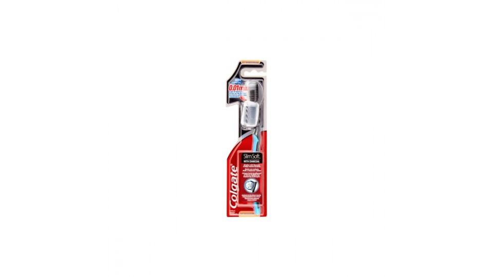 Colgate spazzolino slim soft carbone