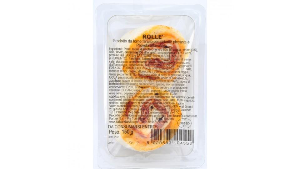 Rolle con salamino piccante e provola