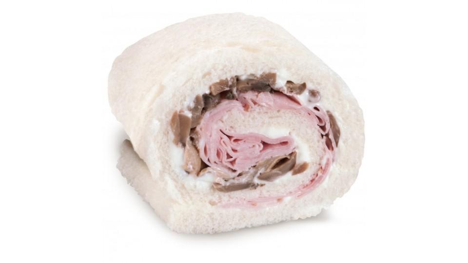 Rolle con prosciutto di Praga e funghi