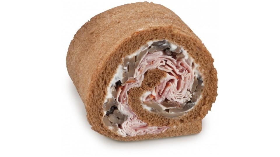 Rolle con porchetta e funghi