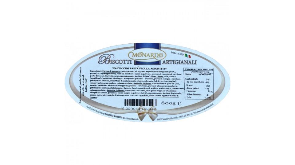 Monardo vassoio biscotti pasta frolla