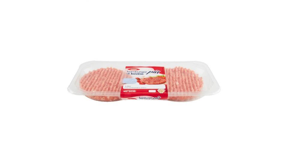 Hamburger Di Bovino Più Con Mozzarella E Pomodoro