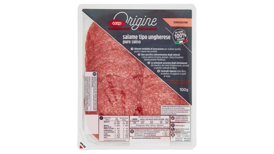 Salame Tipo Ungherese Puro Suino