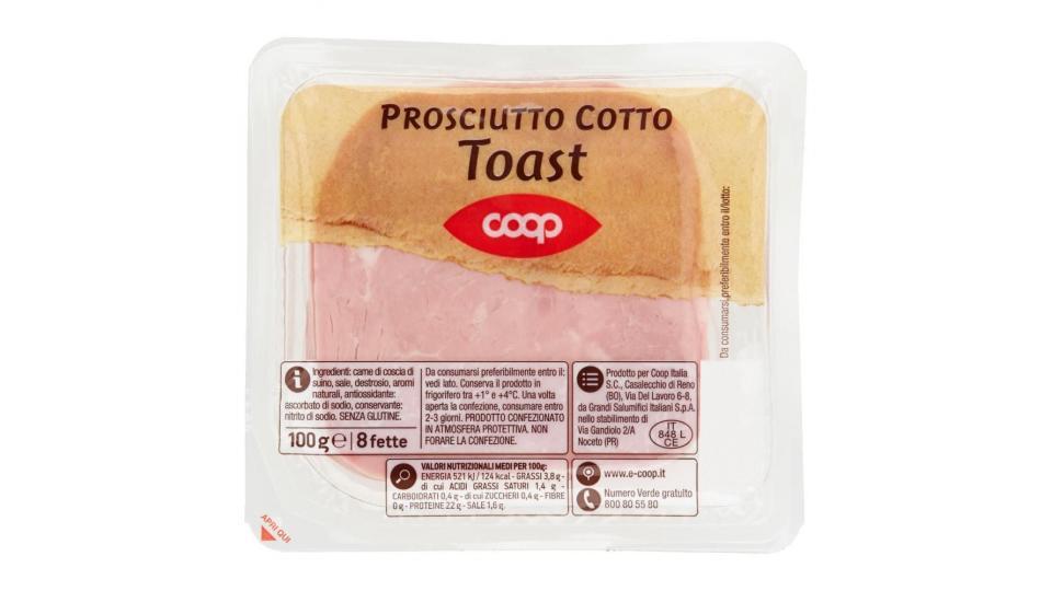 Prosciutto Cotto Toast 8 Fette