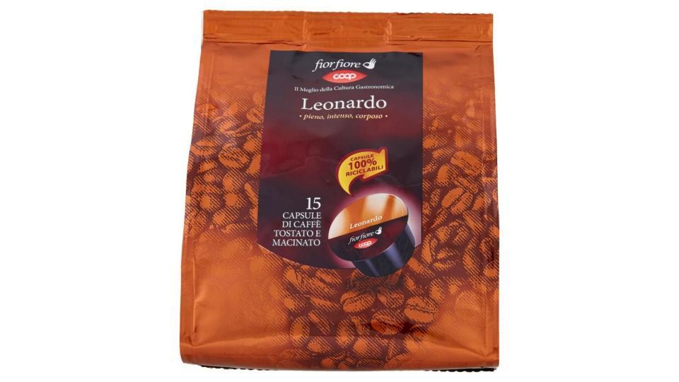 Leonardo 15 Capsule Di Caffè Tostato E Macinato