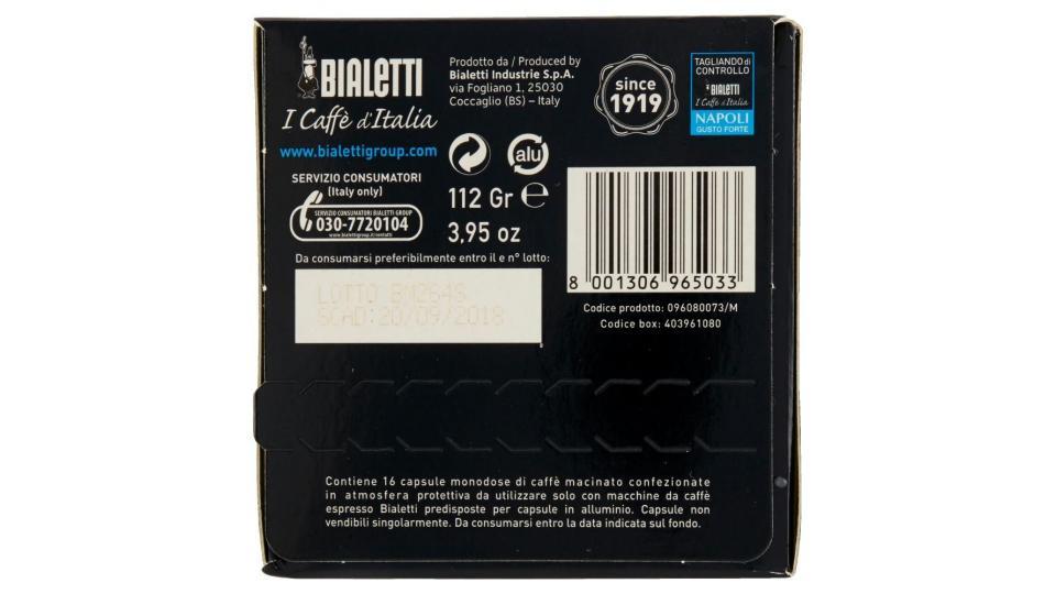 Bialetti I Caffè D'italia Napoli Gusto Forte 16 Capsule
