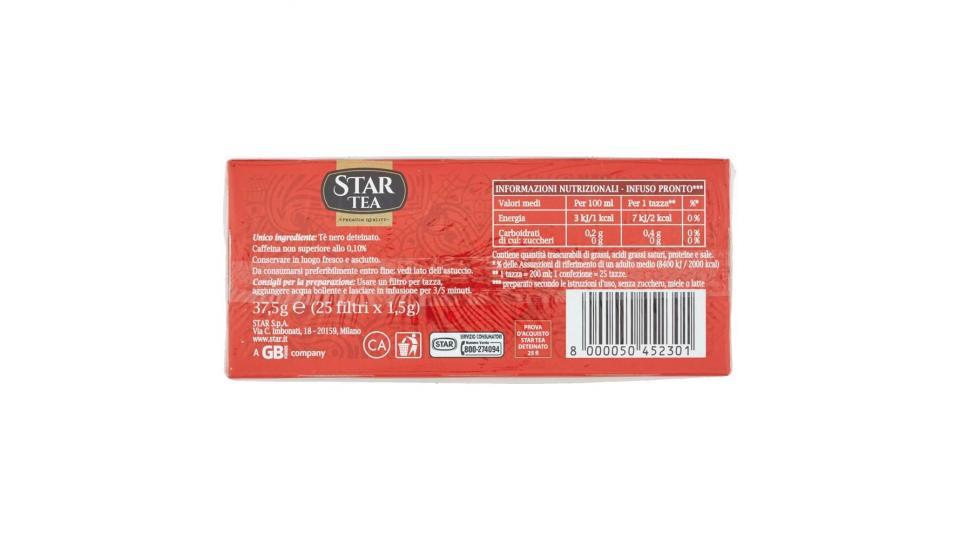 Star Tea Deteinato 25 X