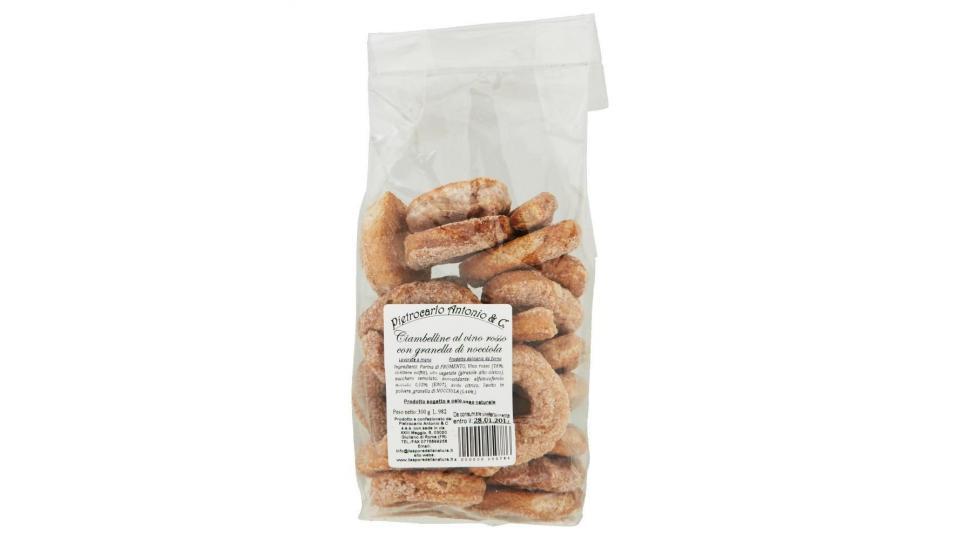 Pietrocarlo Antonio & C. Ciambelline Al Vino Rosso Con Granella Di Nocciola