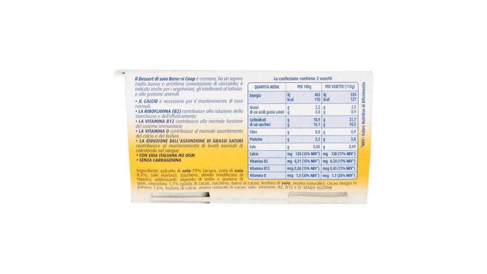 Crème Dessert Di Soia Al Gusto Cioccolato