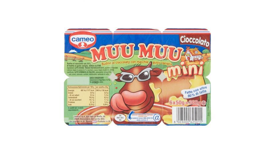 Cameo Muu Muu Mini Cioccolato 6x50 G