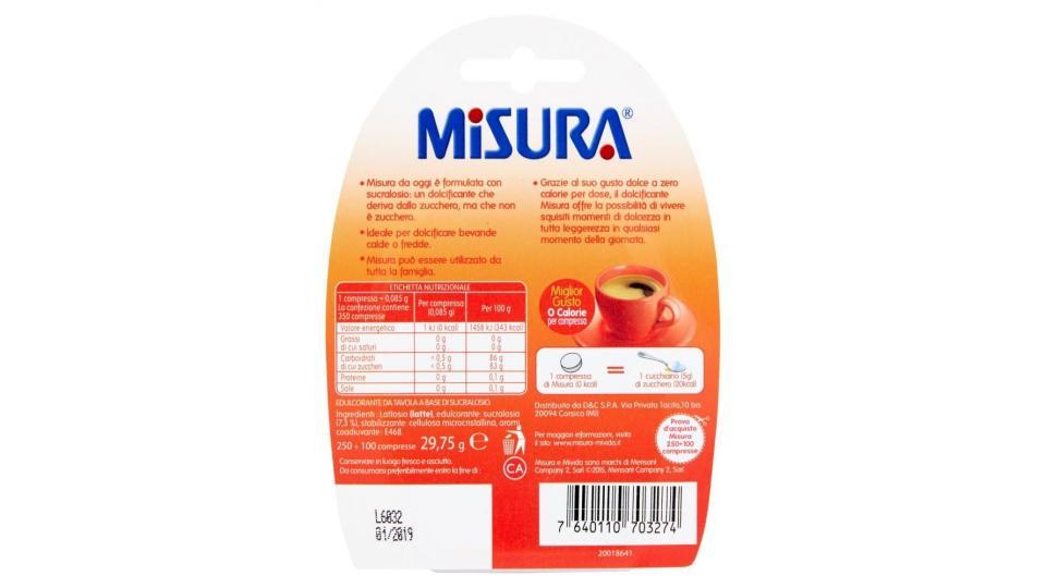 Misura Dolcificante In Compresse 350 X
