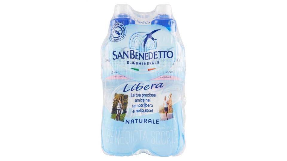 Acqua Minerale San Benedetto Benedicta Libera Pull&push Naturale 4 X