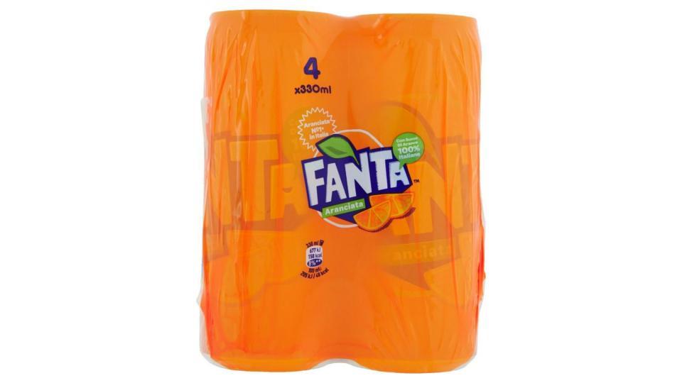 Fanta Aranciata Lattine Da 330 Ml Confezione