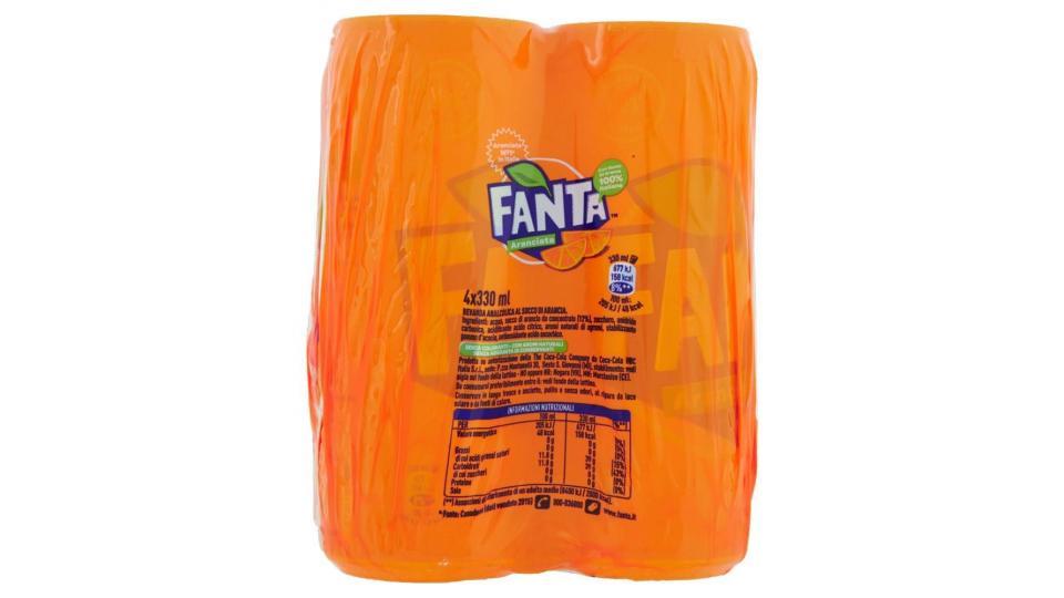 Fanta Aranciata Lattine Da 330 Ml Confezione