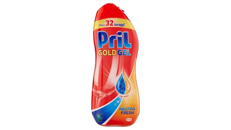 Pril Gold Gel Neutra Fresh 650 Ml. 32